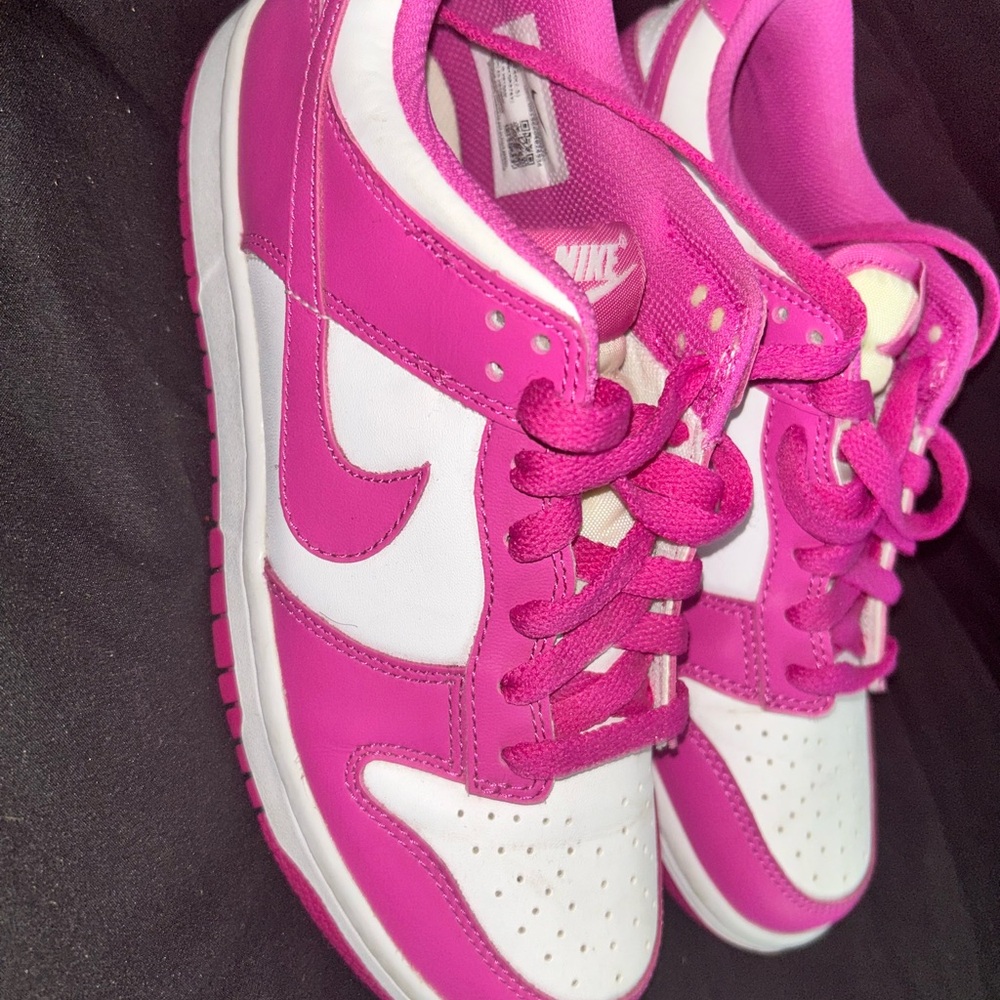 Nike Fuchsia and White Athletic Shoes